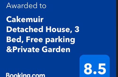 Niddrie Apartment | Cakemuir Detached House, 3 Bed, Free parking &Private Garden