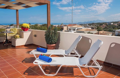 Atsipópoulon Apartment | Calergi Residence 5-Stylish Studio-Amazing Terrace-Pool Paradise-MONTHLY OFFERS