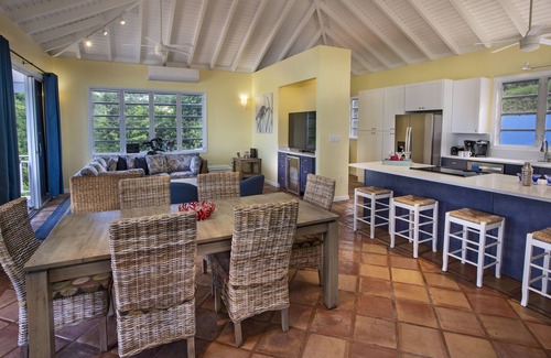 Estate Frenchman Bay Villa | CalypsoBlu: Updated 3 bedroom villa - pool, near beach with ocean view.