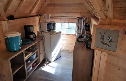 Saint-Martin-de-Queyrieres House | Camping Caravaneige L'Iscle de Prelles* - Refuge Esprit Cabane 4 people Without sanitary facilities