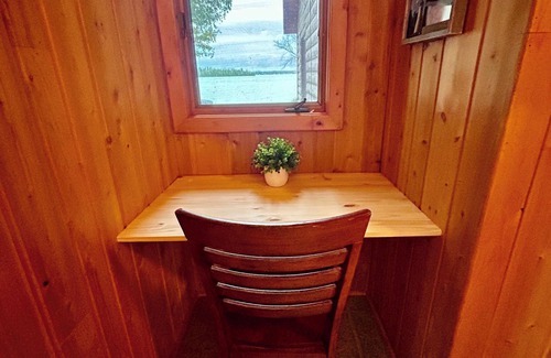 Presque Isle Cabin | Camp Windy Dock: Make Fall Memories at Camp Windy Dock with Scenic Views of Grand Lake
