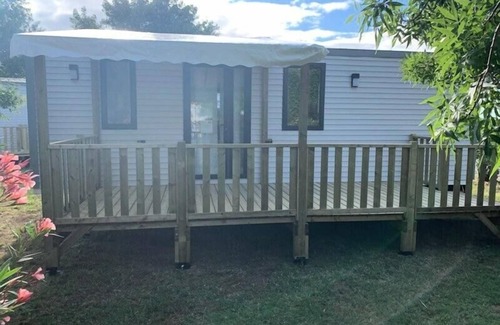 Meze House | Camping Beau Rivage* - Mobile home Bay Premium 4 rooms for 7 people Air-conditioned Garden View