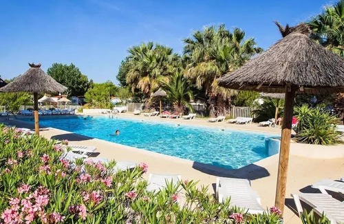 Meze House | Camping Beau Rivage* - Mobile home Bay Premium 4 rooms for 7 people Air-conditioned Garden View
