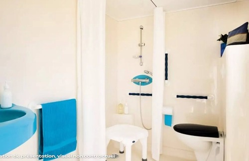 Les Conches House | Camping Flower Les Dunes* - Mobile home PMR Comfort 28m² 2 bedrooms + large terrace + TV 4 people