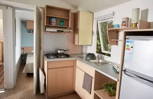 Hourtin House | Camping l'Orée du Bois * - 3 Room Mobile Home 4/6 People + TV