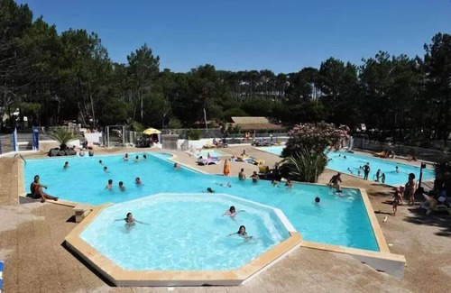 Moliets-et-Maa House | Camping Le Saint Martin * - 4-room mobile home for 6/8 people
