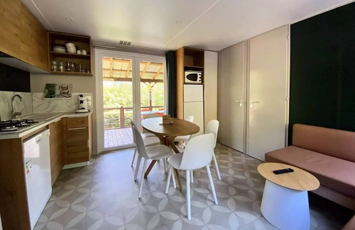 Chaparon House | Camping Les Fontaines* - Mobile Home Relax 4 rooms 6 people