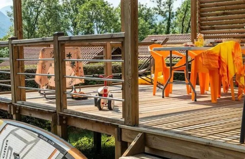 Chaparon House | Camping Les Fontaines**** - Vista 3-room mobile home for 4 people with air conditioning