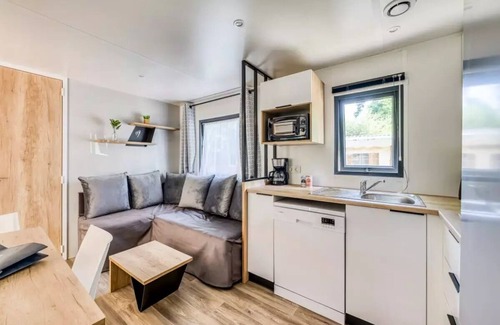 Saint-Paul-en-Born House | Camping maeva Escapades La Clairière * - Mobile Home Premium+ 4 Rooms 6 People Air Conditioned + TV