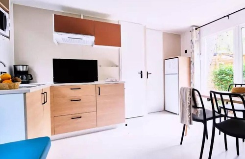 Orgon House | Camping maeva Respire La Vallée Heureuse * - Premium Mobile Home 4 Rooms 6 People Air Conditioned + TV