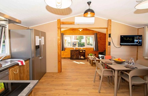 Gassin Ski Chalet | Camping Montana Parc - Gassin Gulf of St Tropez * - Ecolodge 4 Rooms 7 People Air Conditioned + TV