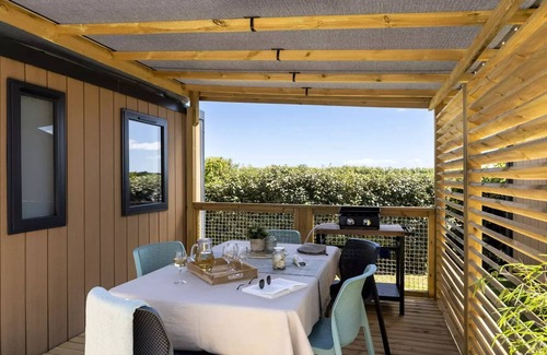 Ars-en-Re House | Camping Romanée Le Campiotel des Dunes * - Mobile home PREMIUM - 2 bedrooms - 2 bathrooms - 4 person master suite