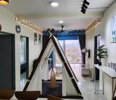 Brinchang Apartment | Camping Styles 3 Emerald Avenue Cameron Highlands 10Pax 117 Wifi