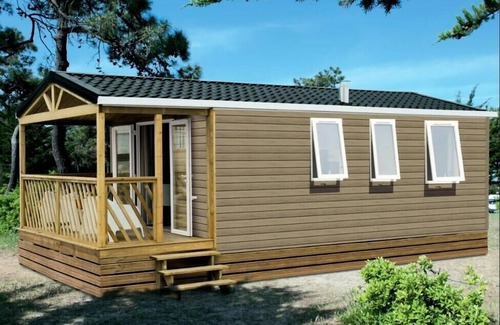 Vauvert House | Campsite Flower Le Mas de Mourgues* - Mobile Home Hibiscus Premium 3 Rooms 4 People Air Conditioning