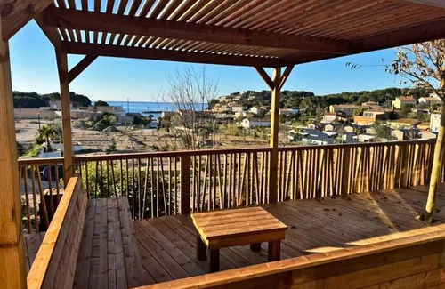 Martigues Ski Chalet | Campsite maeva Escapades Domaine des Tamaris * - Premium Chalet View 4 Rooms 6 Persons Air-conditioned + TV