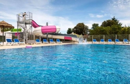 Saint-Jean-de-Monts House | Campsite La Prairie * * - Mobilhome Grand Confort 27m2/2 bedrooms - covered terrace 5 to 6 people - 5 pers. included in the tariff