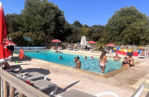 Junas House | Campsite Les Chênes * - MOBILE HOME Comfort - 21m2/Genvier, Mûrier and Aleppo pine 4 people