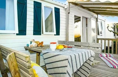 La Turballe House | Campsite Les Chardons Bleus* - 3-room Comfort mobile home for 4 people