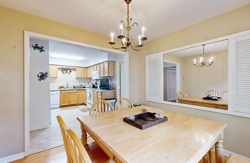 Ocean Pines House | Canalside Home in North Ocean Pines with Dock, Screened Porch, WiFi & AC