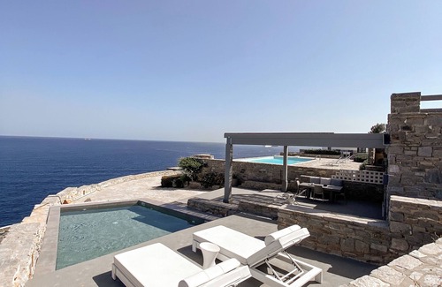 Paros Villa | Canava suite Paros, 65sq.m | Private Pool & Panoramic sea view | "endless blue"