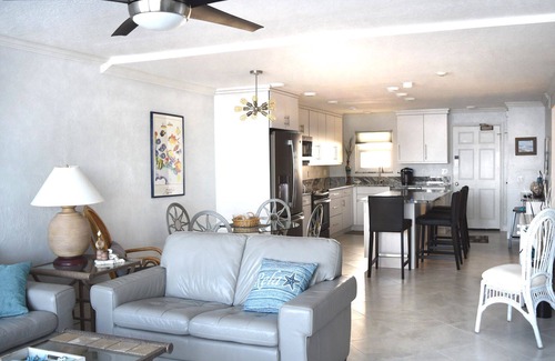 Daytona Beach Shores Condo | Canceld: Bike Wk Avail/1102 Shores Clb! 10+Remodel/NO-DRIVE Bch/Picklbll/BsktBl
