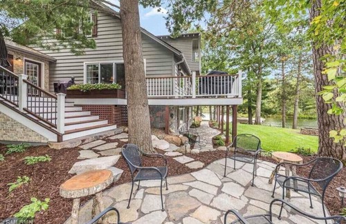 Crosslake House | Cape Cod w/425' of AMAZING White Fish Chain Shoreline, SANDY BEACH + EXTRAS