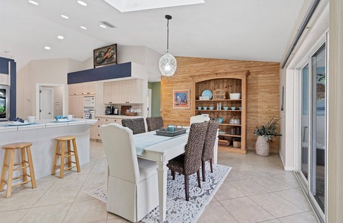 Fort Myers House | Cape Coral 3-Bedroom Canalfront Pool Vacation Home with Dock