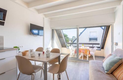 Carnac Apartment | Carnac : Duplex 2 pièces, 200m plage, terrasse sud, parking, animal accepté - FR-1-477-116