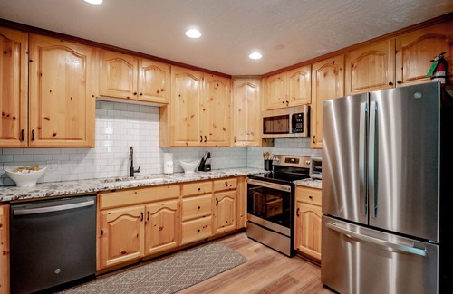 Brian Head Condo | Carpenter Cottage - Renovated condo across from pond