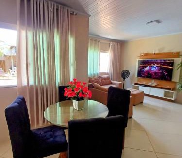 Barra do Jacuipe House | Casa 4 quartos no Condomínio parque de Jacuipe com acesso a praia e ao rio jacuipe