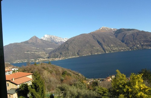 Santa Maria - Rezzonico Apartment | Casa Belvedere independent apartment with lake view terrace and free WiFi