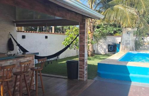 Raul Cury House | Casa c pisc, churrasq, pet friendly a 200m do mar