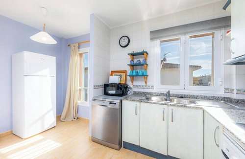 Son Serra de Marina House | "Casa Calma" in First Line to the Sea with Wi-Fi & Balcony