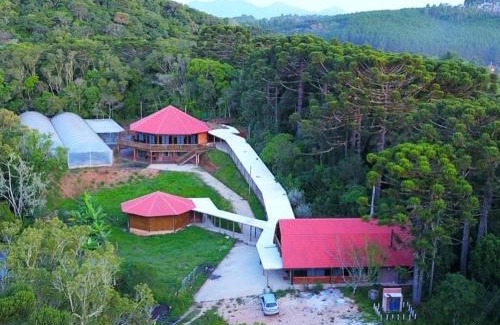 Bocaiuva do Sul House | Casa colonial azul Santuário Bellatrix