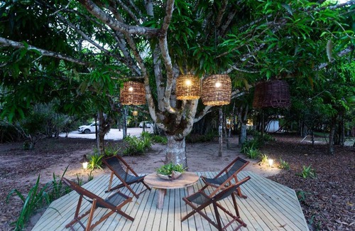 Curuipe House | Casa com deck no jardim a 300m da Praia do Espelho