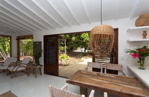 Curuipe House | Casa com deck no jardim a 300m da Praia do Espelho