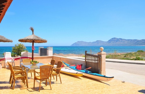 Son Serra de Marina Ski Chalet | Casa Embat 045 fantastic house with sea views, terrace, barbecue and kayaks