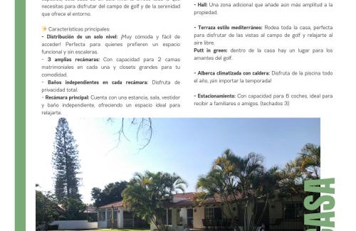 Lomas de Cocoyoc House | Casa En Campo de Golf, Lomas de Cocoyoc