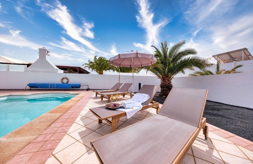 Puerto Calero Ski Chalet | Casa Guayre - Private Pool, BBQ, Air-Con and Ping-Pong By Lanzarote Vacation Homes