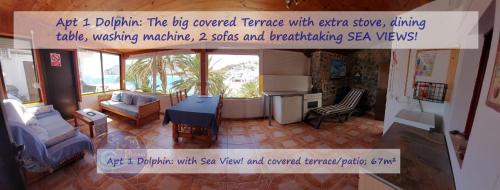 Las Playitas Apartment | CASA LAS PLAYITAS -CLP- BEST SEA VIEW - In 1 Minute Ocean