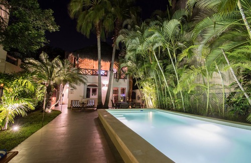 Villa Juarez House | Casa Mía, Cozy Mexican style house with Palapa, near Xcalacoco Beach