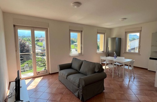 Visome Apartment | Cavallo - Modern two-room apartment with a view of the Dolomites
