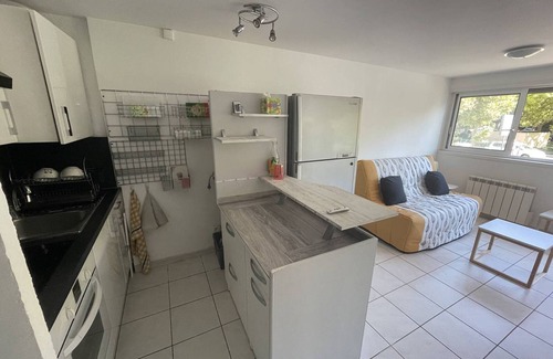 Cap d'Agde Apartment | Central Apt: 2BR, Pool, Parking, Steps to Port & Beach
