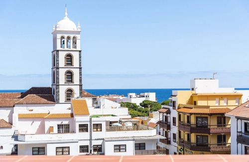 Garachico Apartment | Central Penthouse w big Terrace Ocean City View