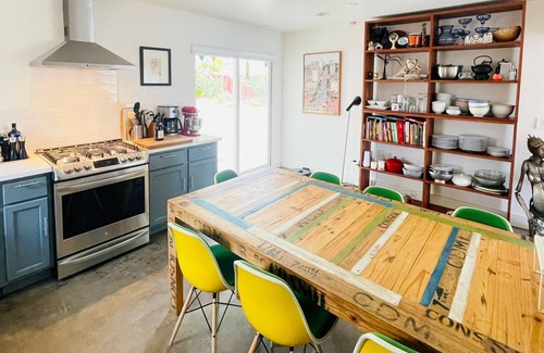 San Marcos House | Centrally located Designer Chic 2BD w/office for 2