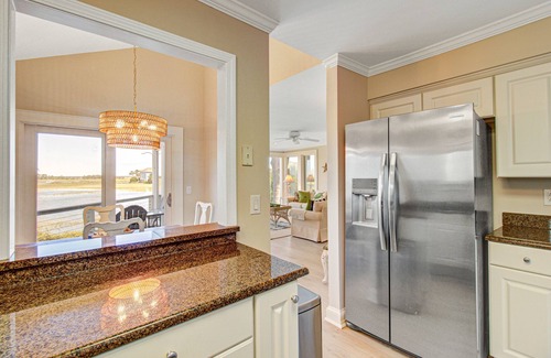 Marsh Island House | Centrally located to local attractions, close to beach access & marsh views