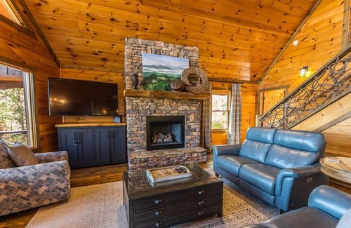 Blue Ridge Cabin | Century View Lodge | Stunning Mtn Views | Dog-friendly | Minutes to Downtown BR