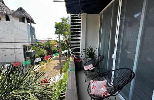 Chacala Apartment | Chacala Corales para 7 con Aire Acondicionado con Alberca y Playa a 50 mts