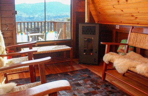 Vacas Gordas Ski Chalet | Chalé com lareira, Wi-Fi e churrasq em Urubici/SC