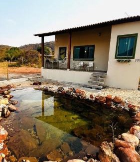 Lapinha da Serra House | Chalé Topázio Azul · Chale Independente e Privativ